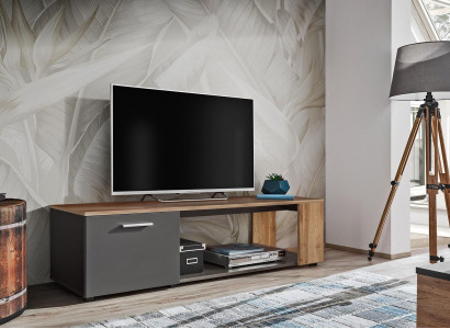 Luxury TV lowboard Living room Wood Chest of drawers Designer Sideboard Wall unit new
